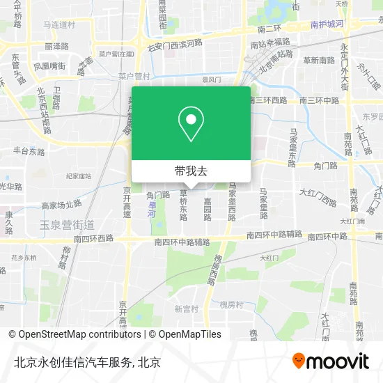 北京永创佳信汽车服务地图