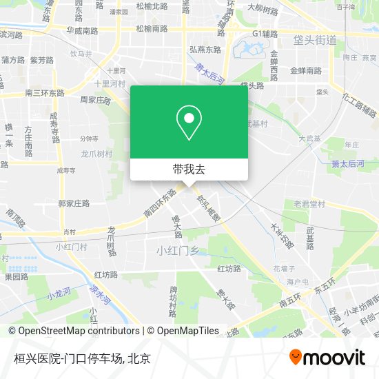 桓兴医院-门口停车场地图