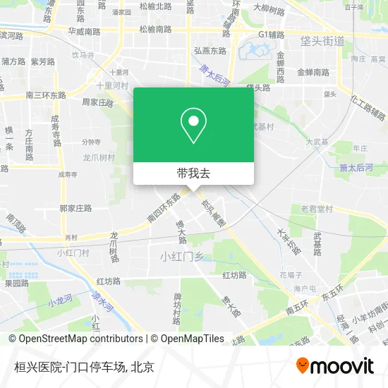 桓兴医院-门口停车场地图