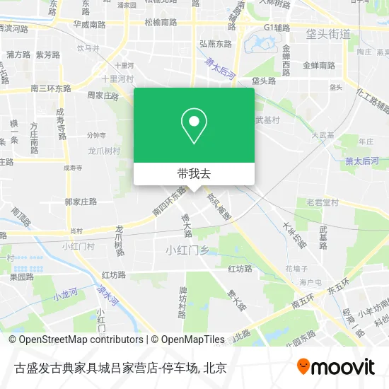 古盛发古典家具城吕家营店-停车场地图