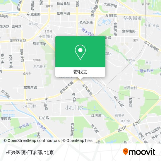 桓兴医院-门诊部地图