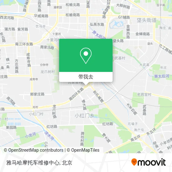 雅马哈摩托车维修中心地图
