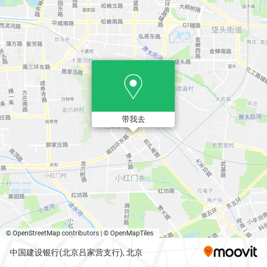 中国建设银行(北京吕家营支行)地图