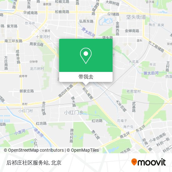 后祁庄社区服务站地图