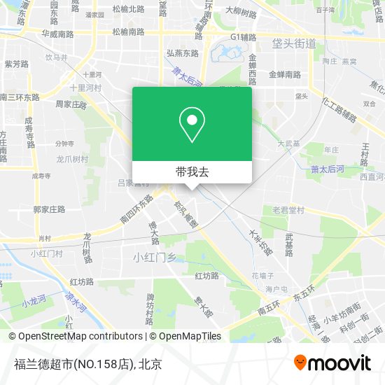 福兰德超市(NO.158店)地图