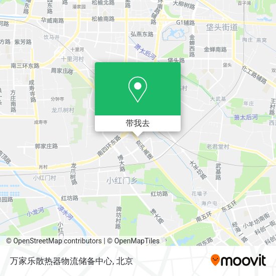 万家乐散热器物流储备中心地图