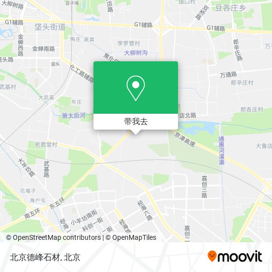 北京德峰石材地图