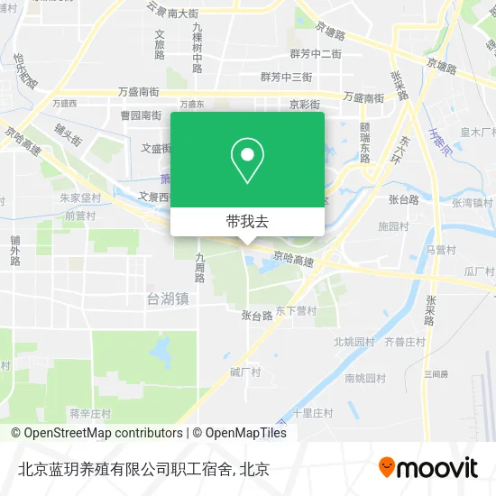 北京蓝玥养殖有限公司职工宿舍地图