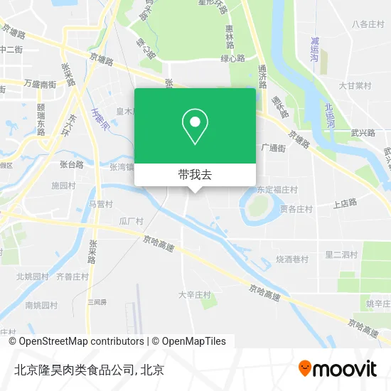 北京隆昊肉类食品公司地图