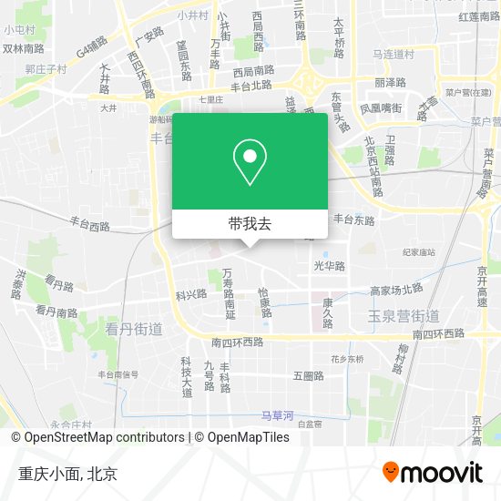 重庆小面地图