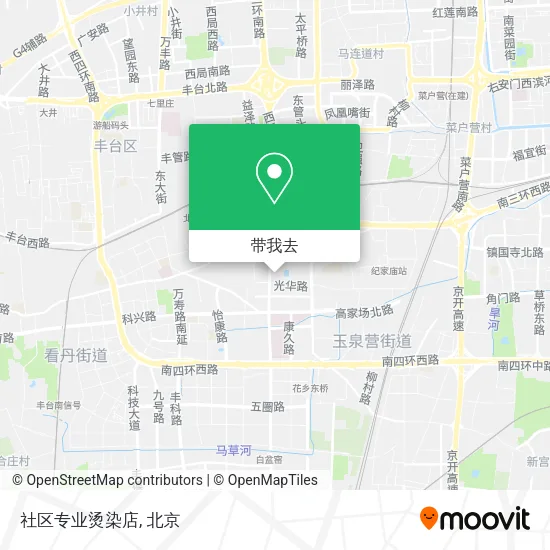 社区专业烫染店地图