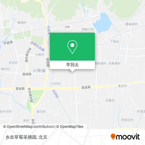乡农草莓采摘园地图