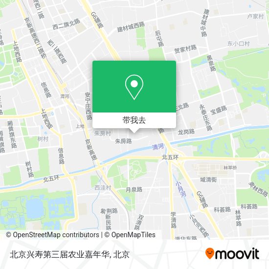 北京兴寿第三届农业嘉年华地图
