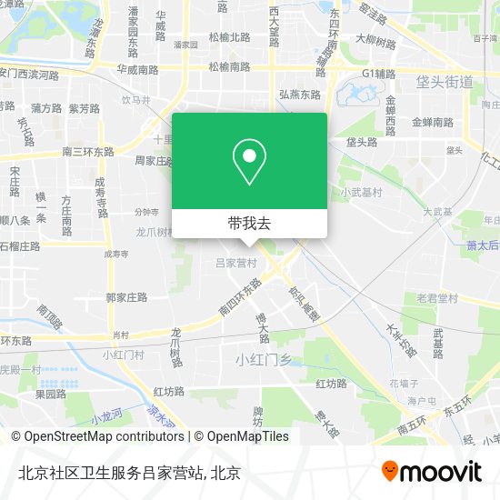 北京社区卫生服务吕家营站地图