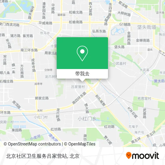 北京社区卫生服务吕家营站地图