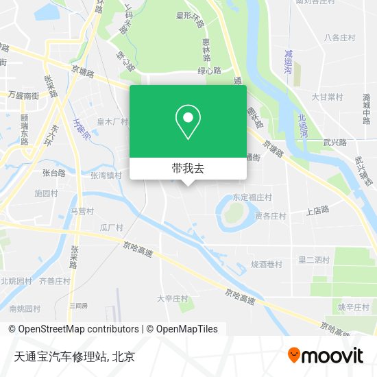 天通宝汽车修理站地图