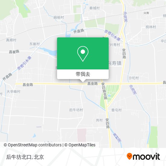 后牛坊北口地图