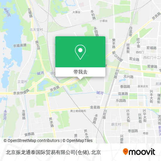 北京振龙通泰国际贸易有限公司(仓储)地图