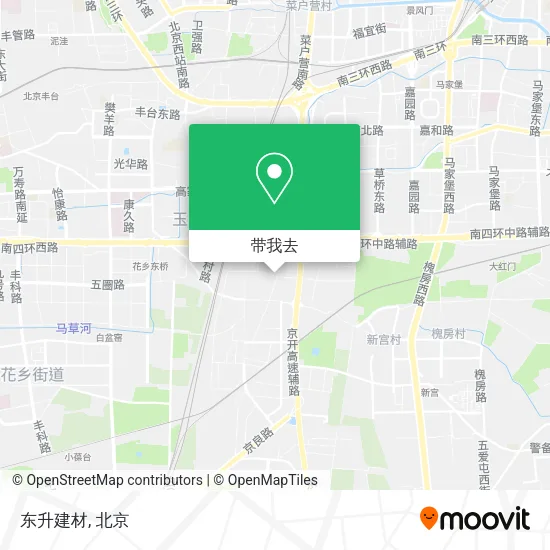 东升建材地图