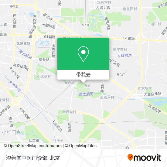鸿善堂中医门诊部地图