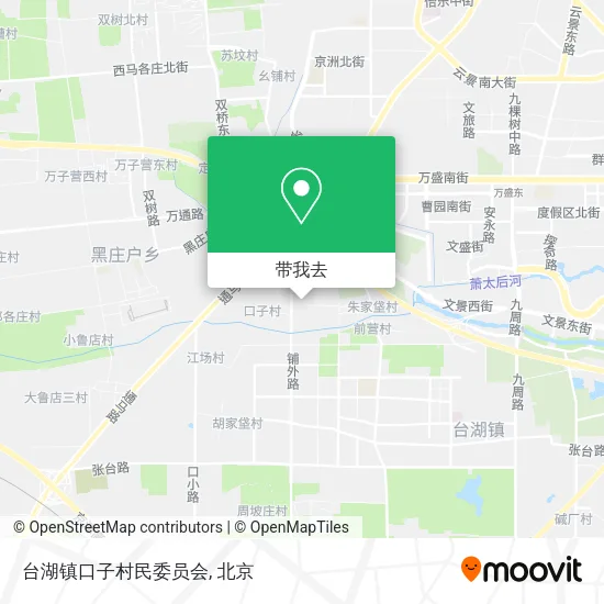 台湖镇口子村民委员会地图