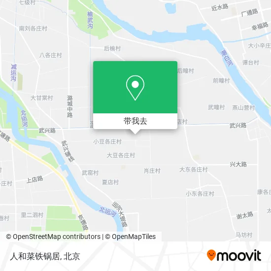 人和菜铁锅居地图