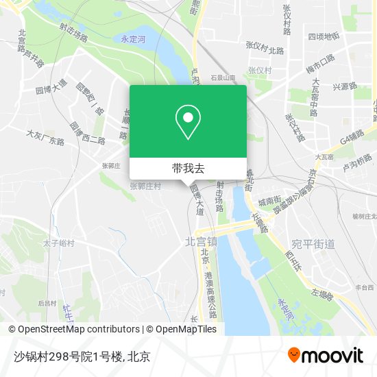 沙锅村298号院1号楼地图