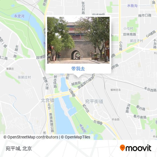 宛平城地图