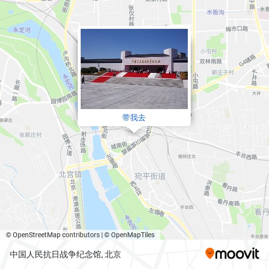 中国人民抗日战争纪念馆地图