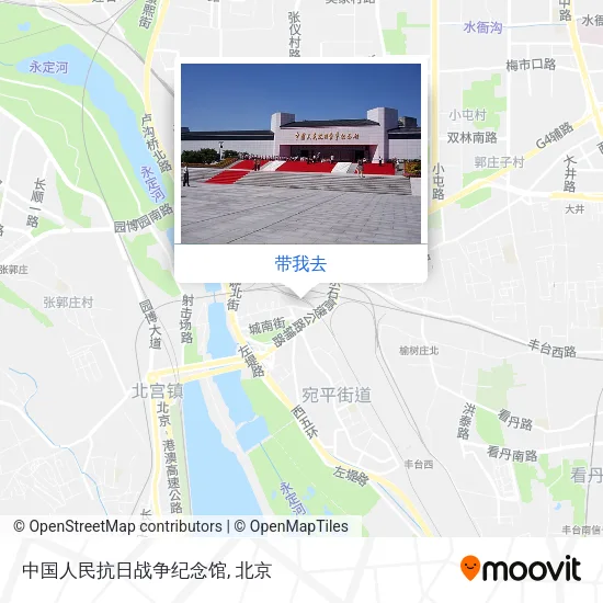 中国人民抗日战争纪念馆地图