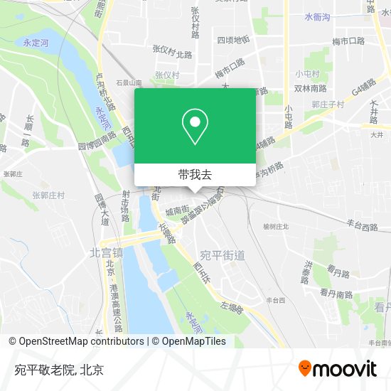 宛平敬老院地图