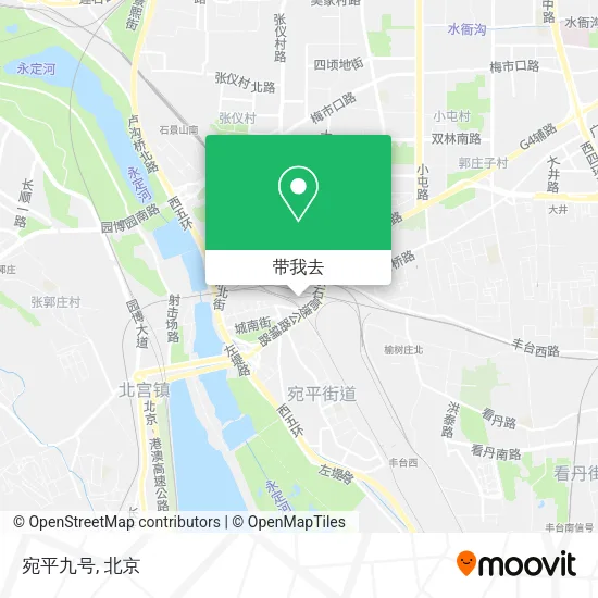 宛平九号地图