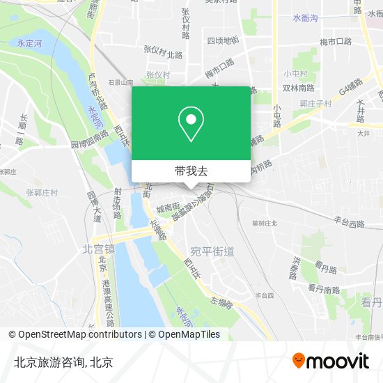 北京旅游咨询地图