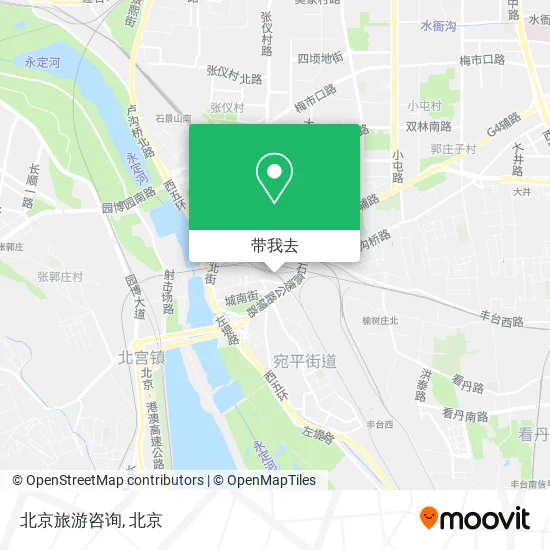 北京旅游咨询地图