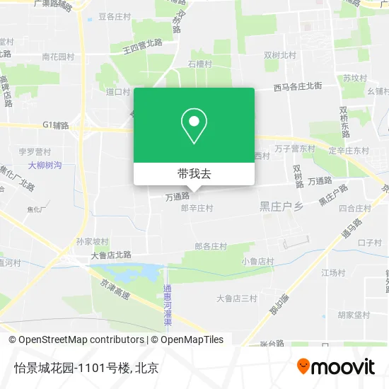 怡景城花园-1101号楼地图