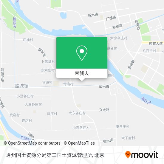 通州国土资源分局第二国土资源管理所地图