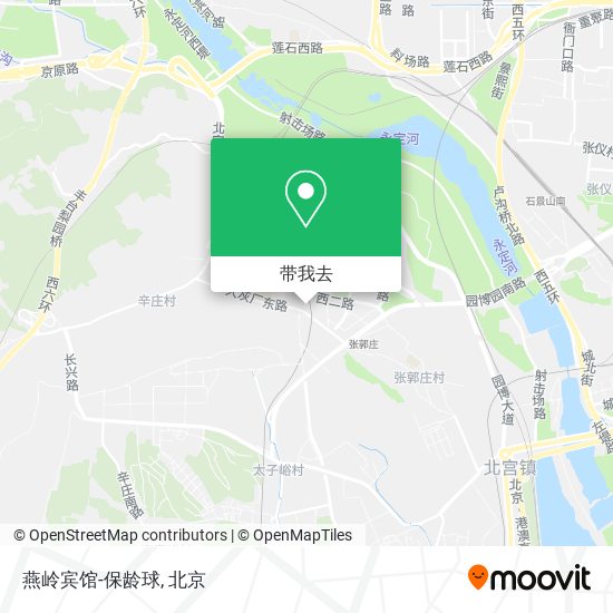 燕岭宾馆-保龄球地图