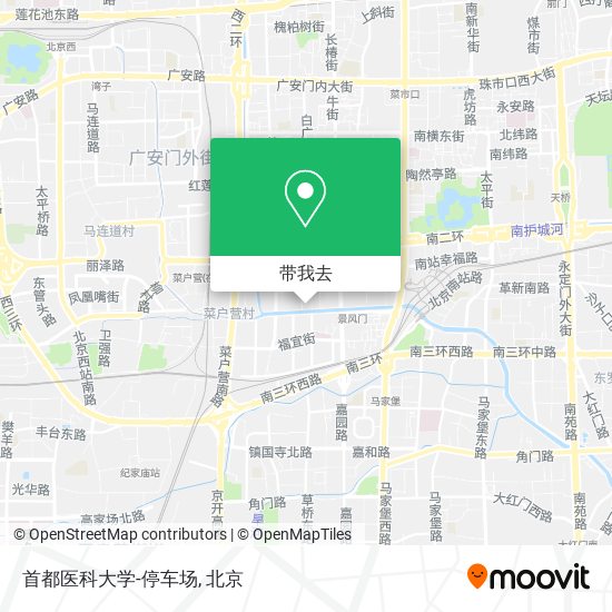 首都医科大学-停车场地图