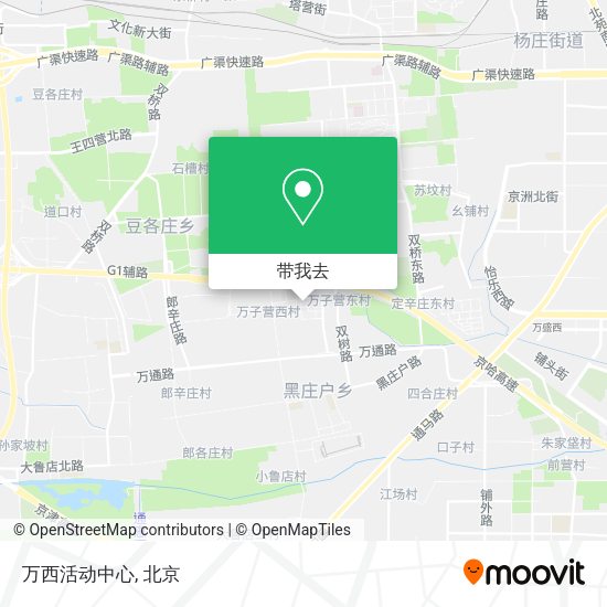 万西活动中心地图