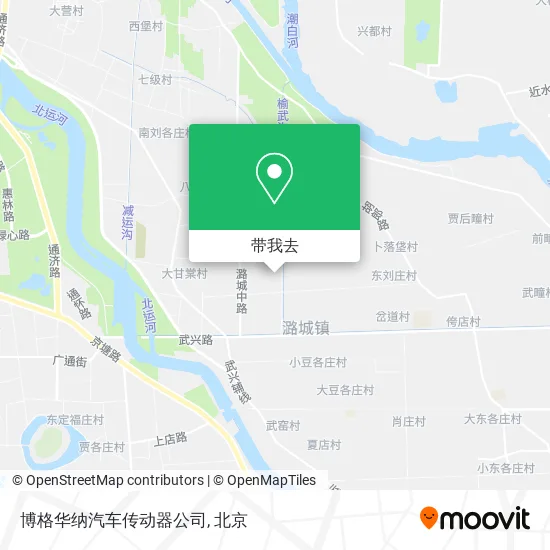 博格华纳汽车传动器公司地图