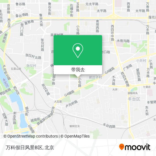 万科假日风景B区地图