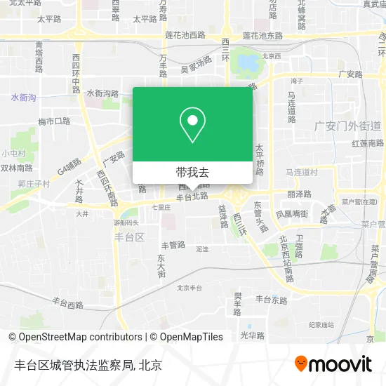 丰台区城管执法监察局地图