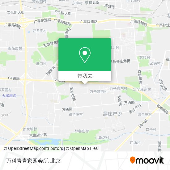 万科青青家园会所地图
