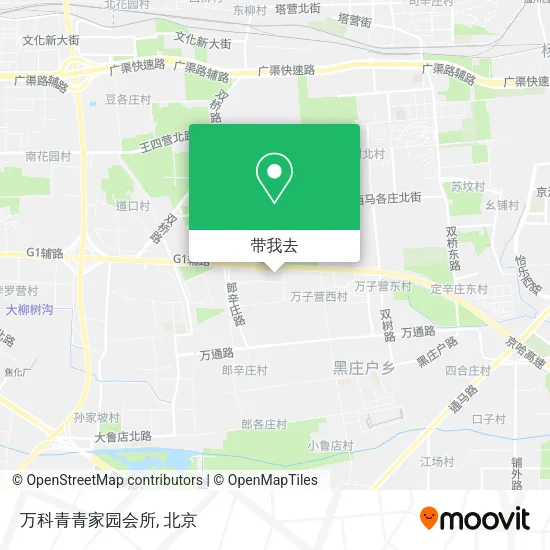 万科青青家园会所地图