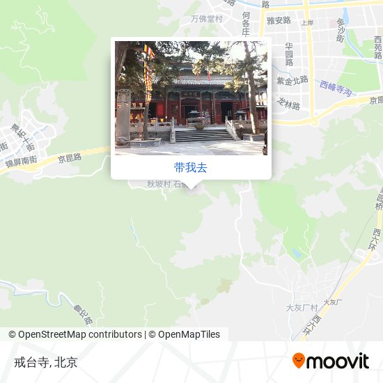 戒台寺地图