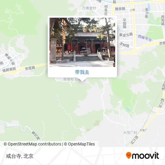 戒台寺地图