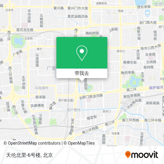 天伦北里-6号楼地图
