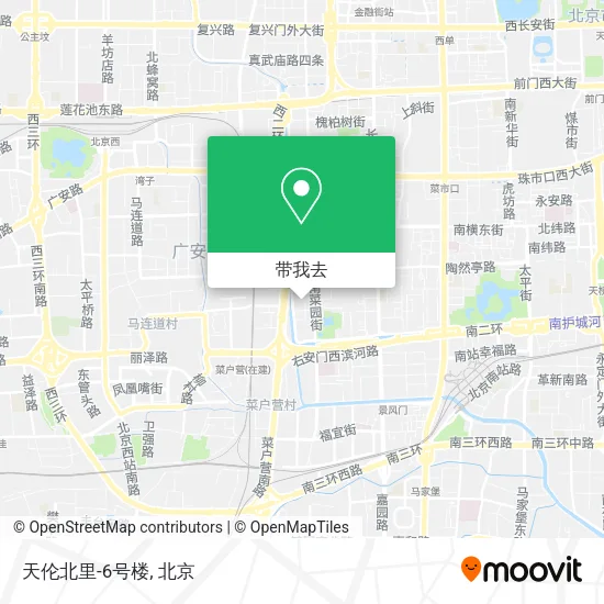 天伦北里-6号楼地图