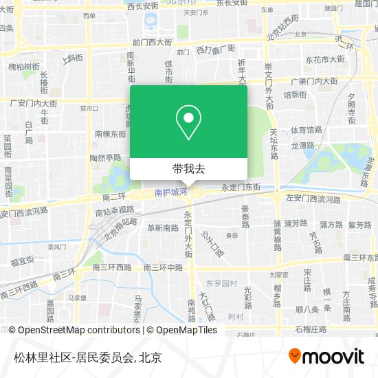 松林里社区-居民委员会地图