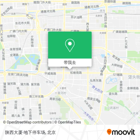 陕西大厦-地下停车场地图